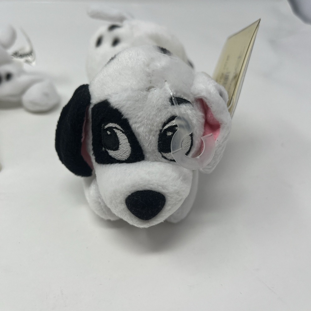Disneyland Paris Mini Peluche Patch Lucky Penny Vert 101 Dalmatian's Plush Lot 3 - Picture 4 of 12